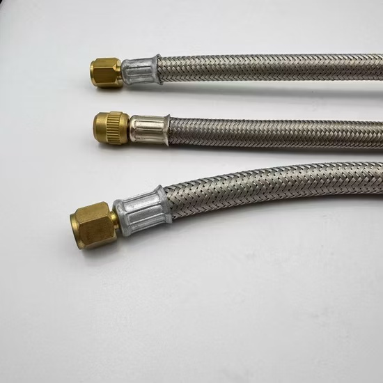 Car Tire Extension Tube Braided Valve Stainless Steel Metal Extension