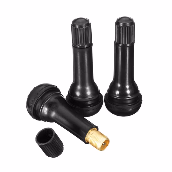 Atacado Tubeless Snap em borracha Tr414 válvula de pneu/válvula de pneu para acessórios de carro e pneu de carro